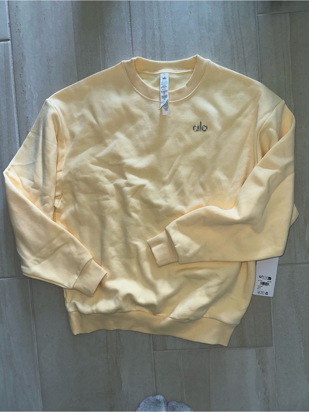 Alo Sweatshirt Yellow
